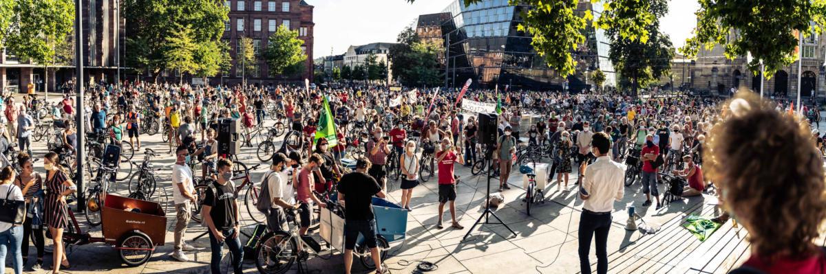 Fridays for Future Freiburg FFFF-Raddemo 9.11. by Lennard Prediger